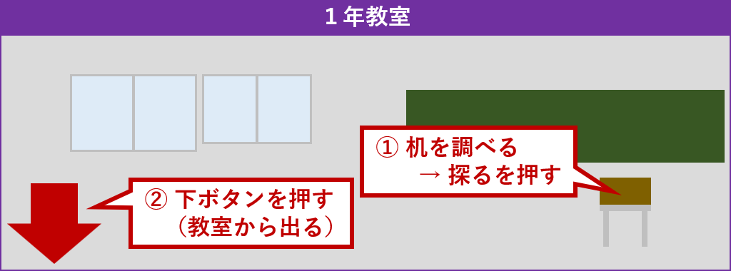 1年教室探索