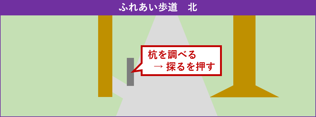 ふれあい歩道北探索