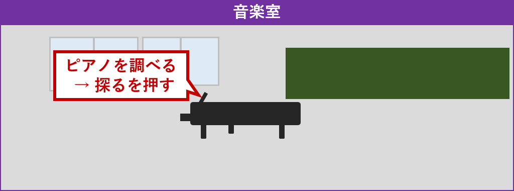 音楽室探索