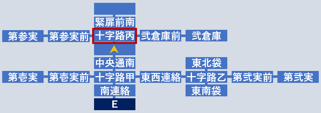 十字路丙へ