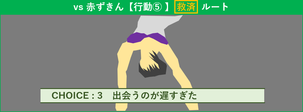 赤ずきん 行動5 救済ルート