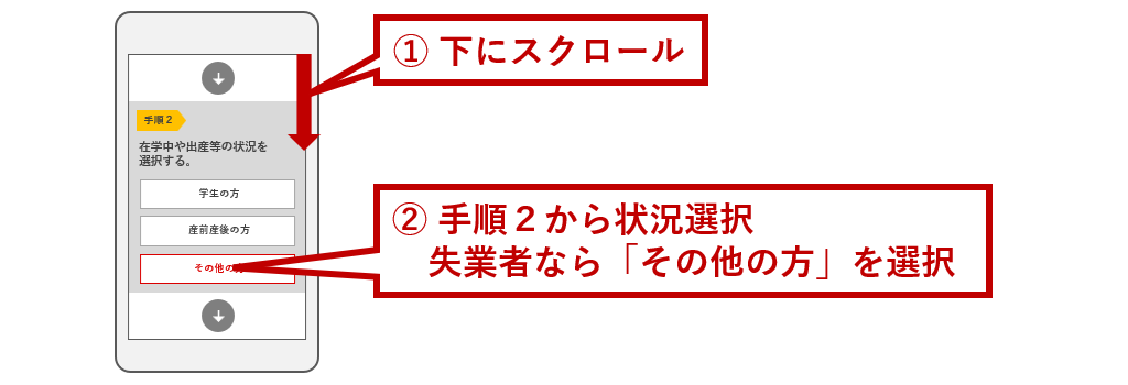 「その他の方」を選択
